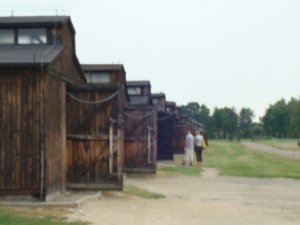 wooden stable like barracks
