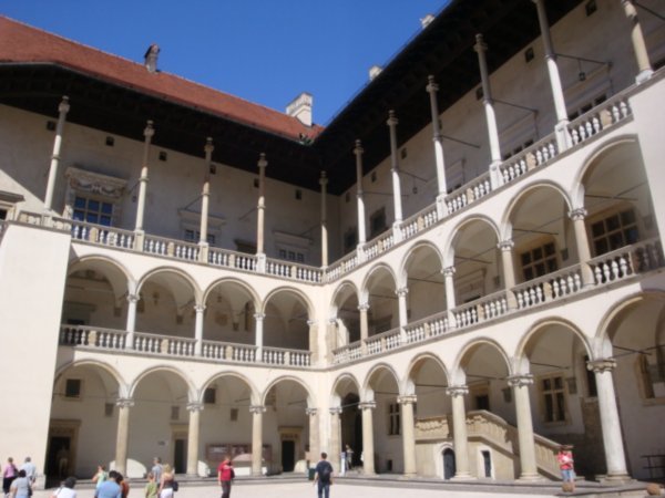 inside the Palace Courtyard