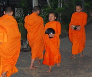 Young novice monks.