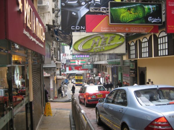 HK's busy streets