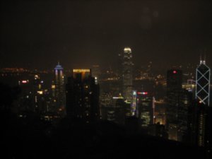 View from the Peak at night