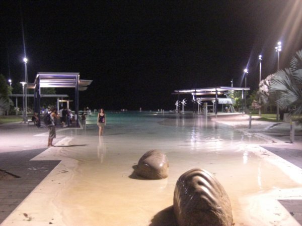 Cairns Lagoon by night