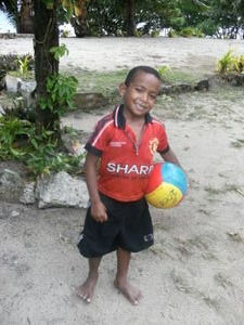 Fijian boy--Chosen the right team