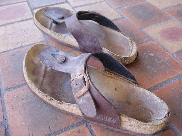 Trev's old Jesus Sandals