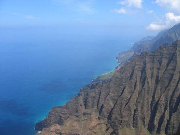 View from the top of Kalalau