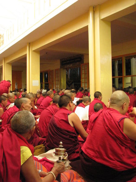 Monks at prayer
