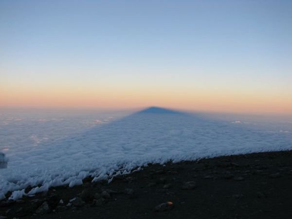 The shadow of Kilimanjaro