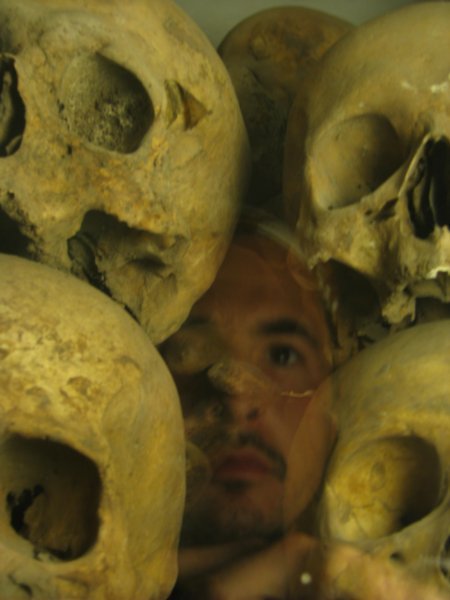 Self Portrait in the Catacombs