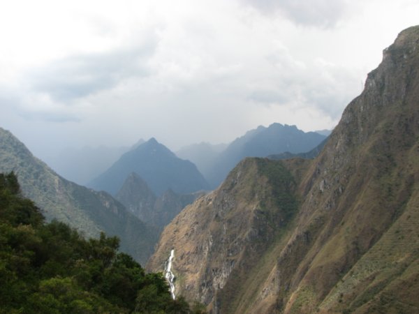 Machu Picchu and a storm rolling in