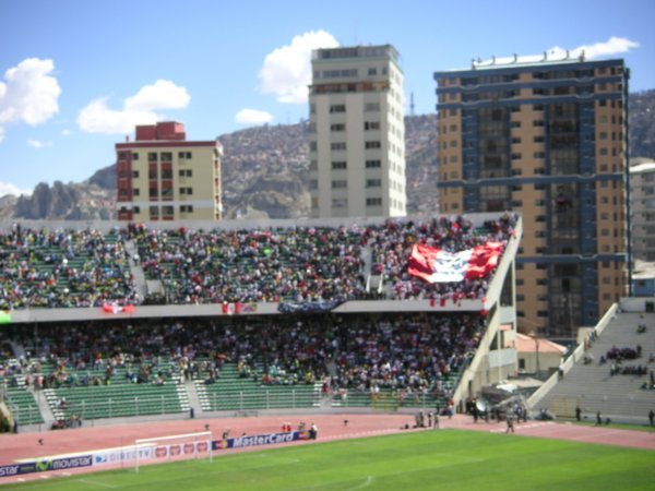 Hills, Buildings and Peru Fans