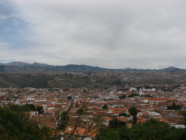 View of Sucre from Inglesia de la Recoleta