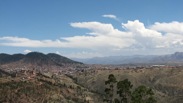 Sucre in the distance