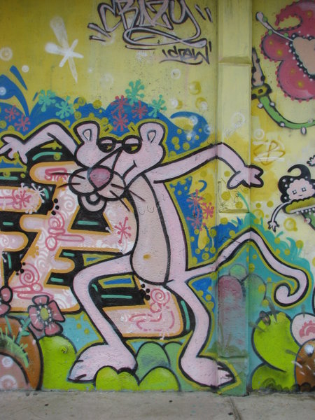 Mural of the Pink Panther