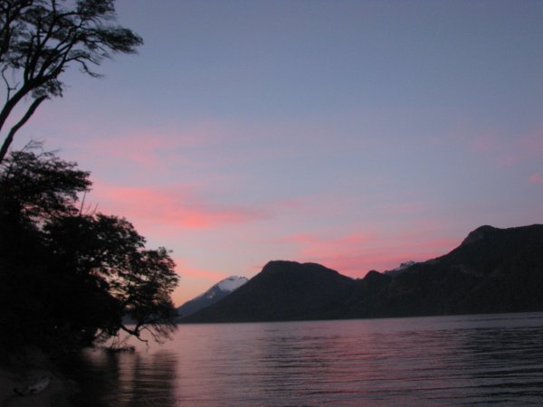 Sunset on Lago Traful
