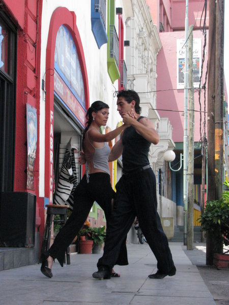 Boca tango dancers