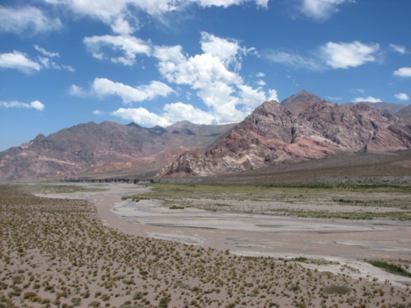 Valley with Colored Mountains