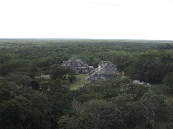 View from the Pyramid at Ek Balam