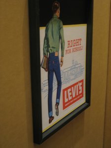 A poster in Levi's