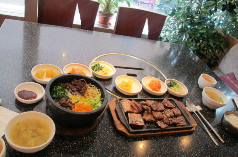Lunch at a Korean restaurant with Winnie