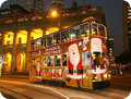 Christmas on a tram