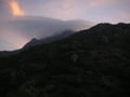 Morning glimpse of Arunachala