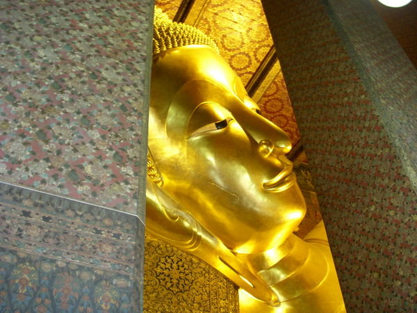 The Famous Reclining Golden Buddha
