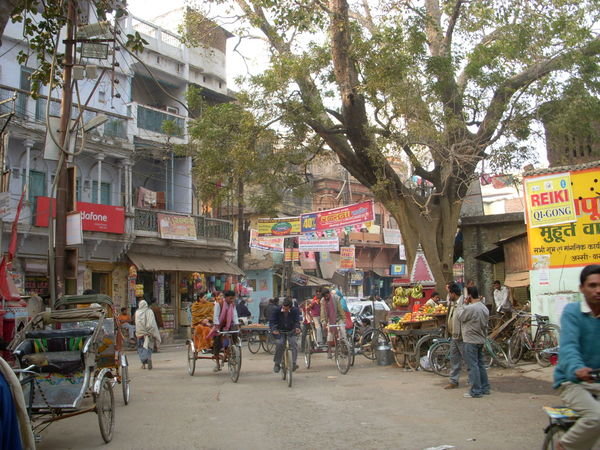 Street scene by Assi Ghat