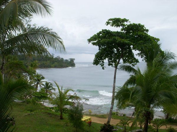 Nice view from La Coralina Lodge on Bocas.