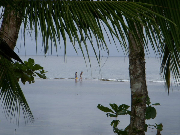 Brother and Sister Fishing...Bocas Del Toro