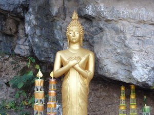 Buddha in a cave
