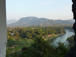 River View from the hillside temple