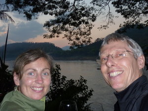 Another nice sunset dinner in Luang Prabang