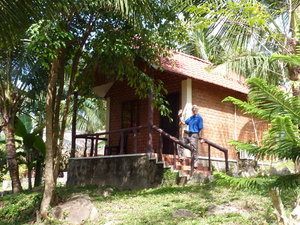 Our little bungalow... our hotel in Honoi helped us book our time on Phu Quac Island. We moved shortly after our arrival.