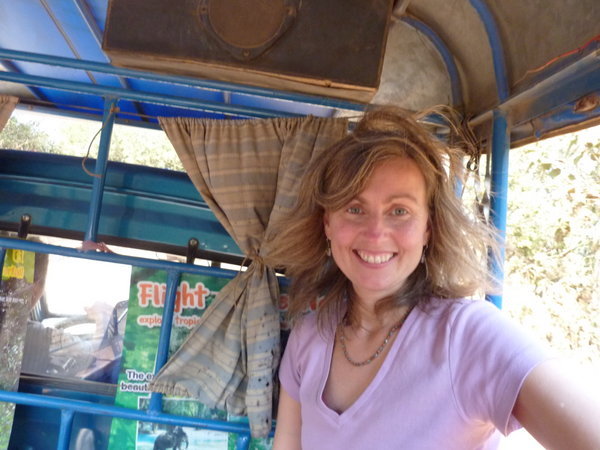 Going out to the Elephant Village in a Tuk Tuk