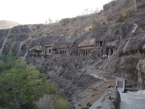 The Ajanta Cave Valley