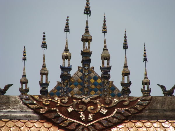Temple Roof Decoration - Laos