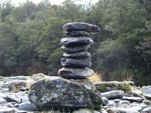 Cairn by the Blue Pools