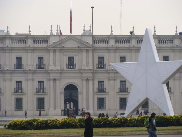 The Star of Chile - Presidential Palace Santiago
