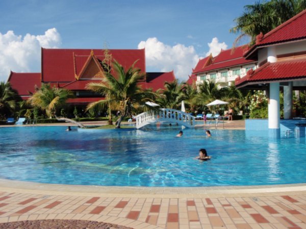 The pool at the resort