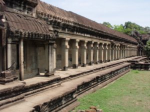 Side view at Angkor Wat