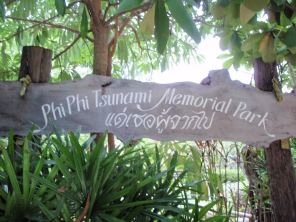 Phi Phi memorial park