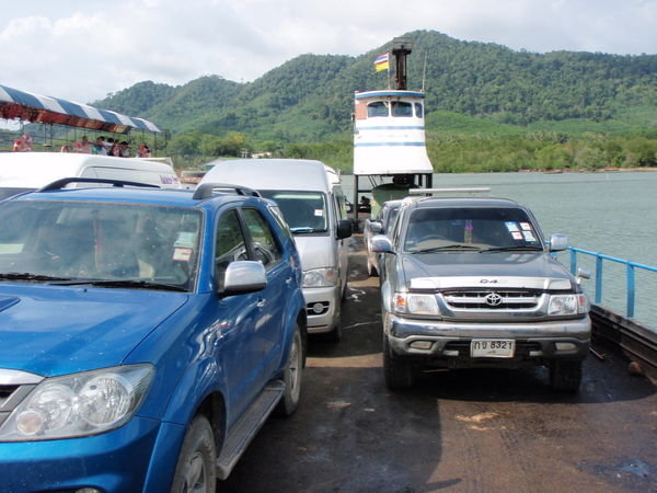 Car ferry accross from Koh Lanta