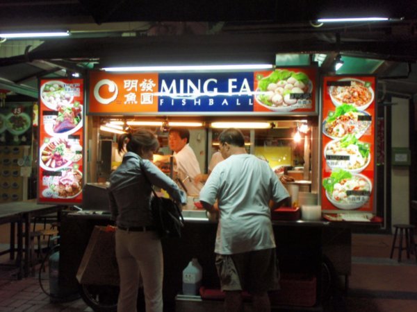 Chinatown food stall