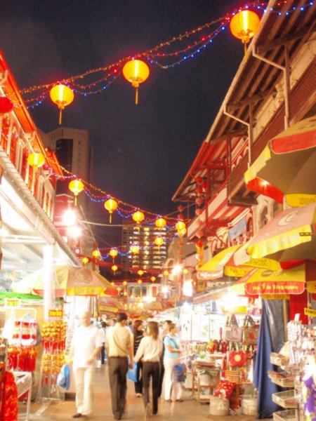 Chinatown st at night