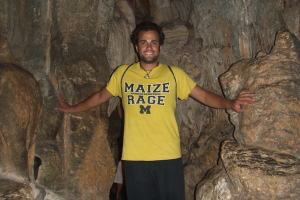 inside the caves
