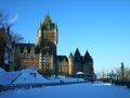back of Chateau Frontenac