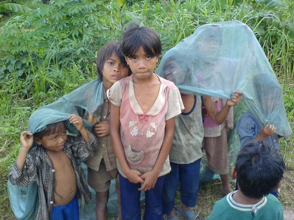 Chin village children