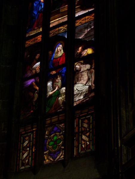 Stained glass in the duomo
