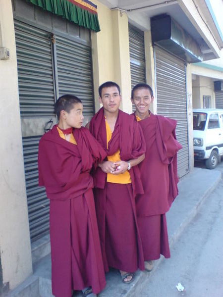 Buddhist Monks in training