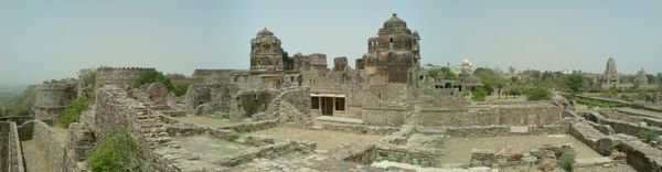 Chittor fort ruins